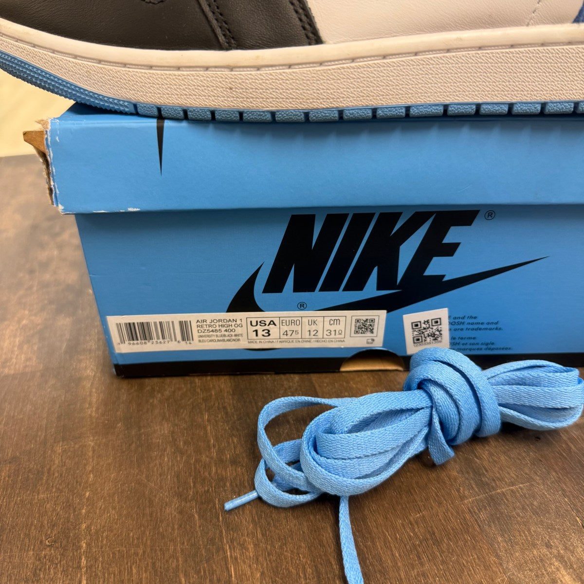 Jordan 1 Retro High OG UNC Toe - Image 6