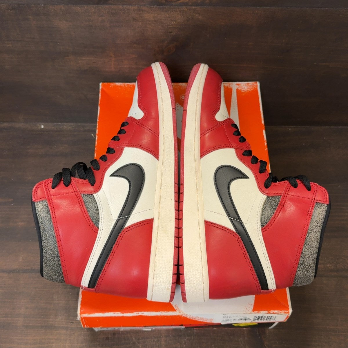Jordan 1 Retro High OG Chicago Lost and Found Size 12 (Pre-Owned)