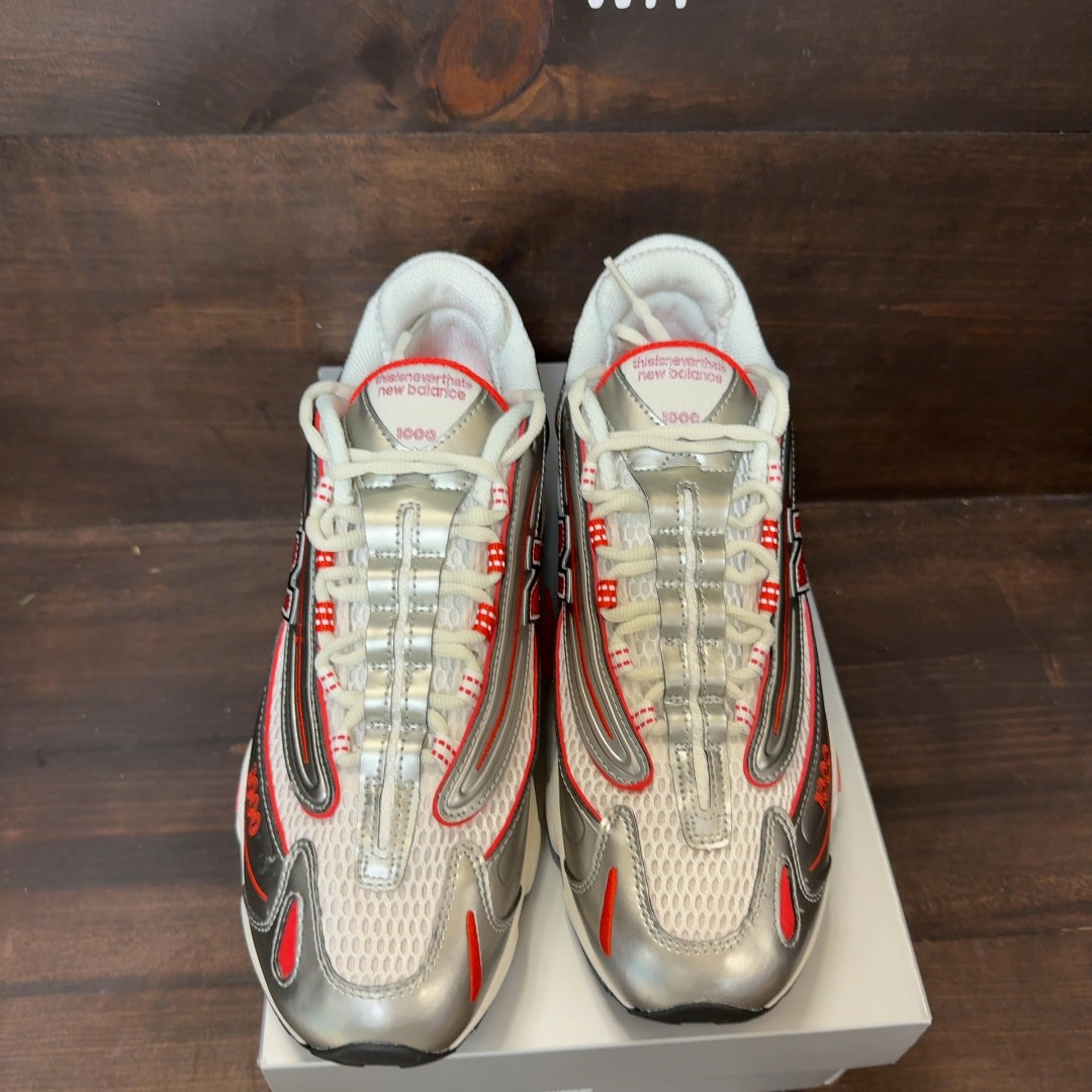 New Balance 1000 thisisneverthat Metallic Silver Red Size 11 (Pre-Owned) - Image 3