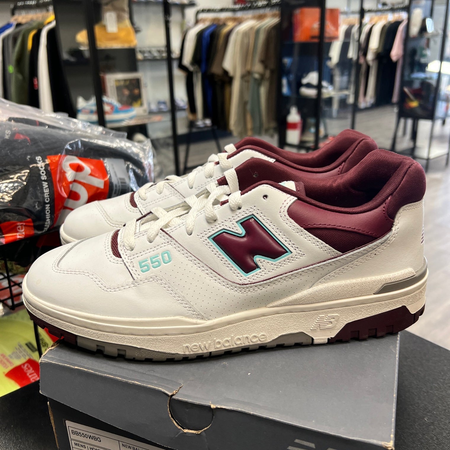 New Balance 550 Burgundy Cyan (USED)
