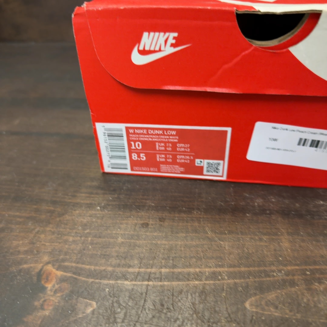 Nike Dunk Low Peach Cream (Women's) - Image 8