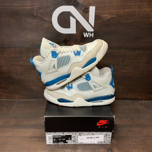 Jordan 4 Retro Military Blue (2024) (GS) - Image 1