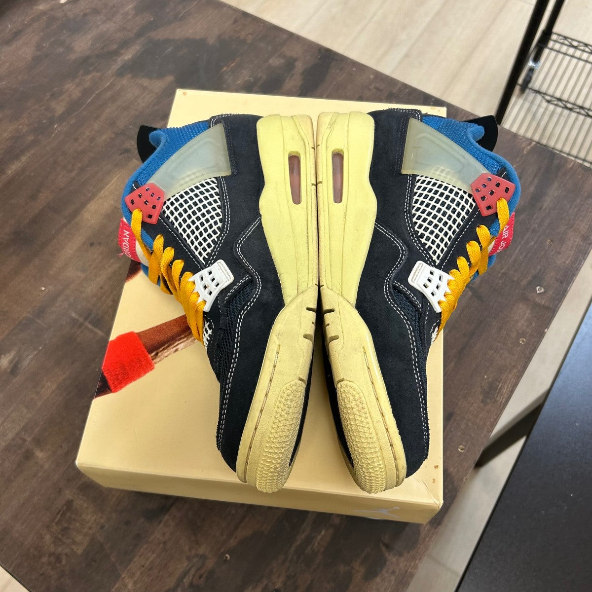 Jordan 4 Retro Union Off Noir - Image 3