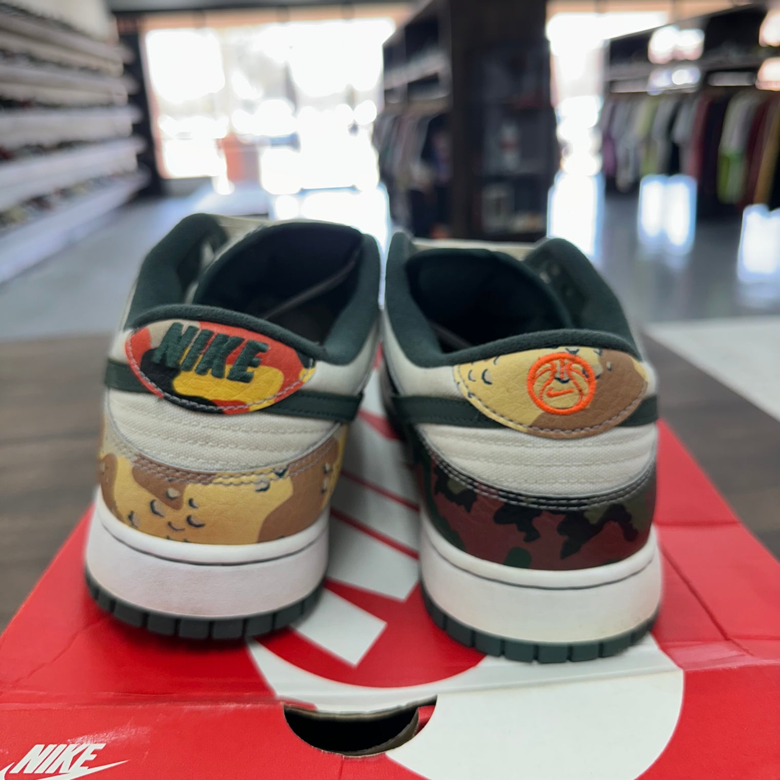 Camo Nike Dunk Low (USED)