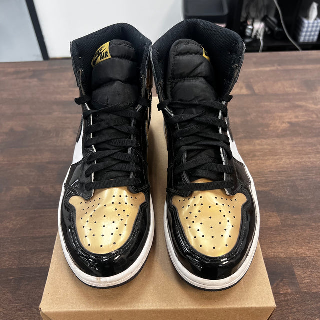 Gold Toe Jordan 1 High (USED, No Box)