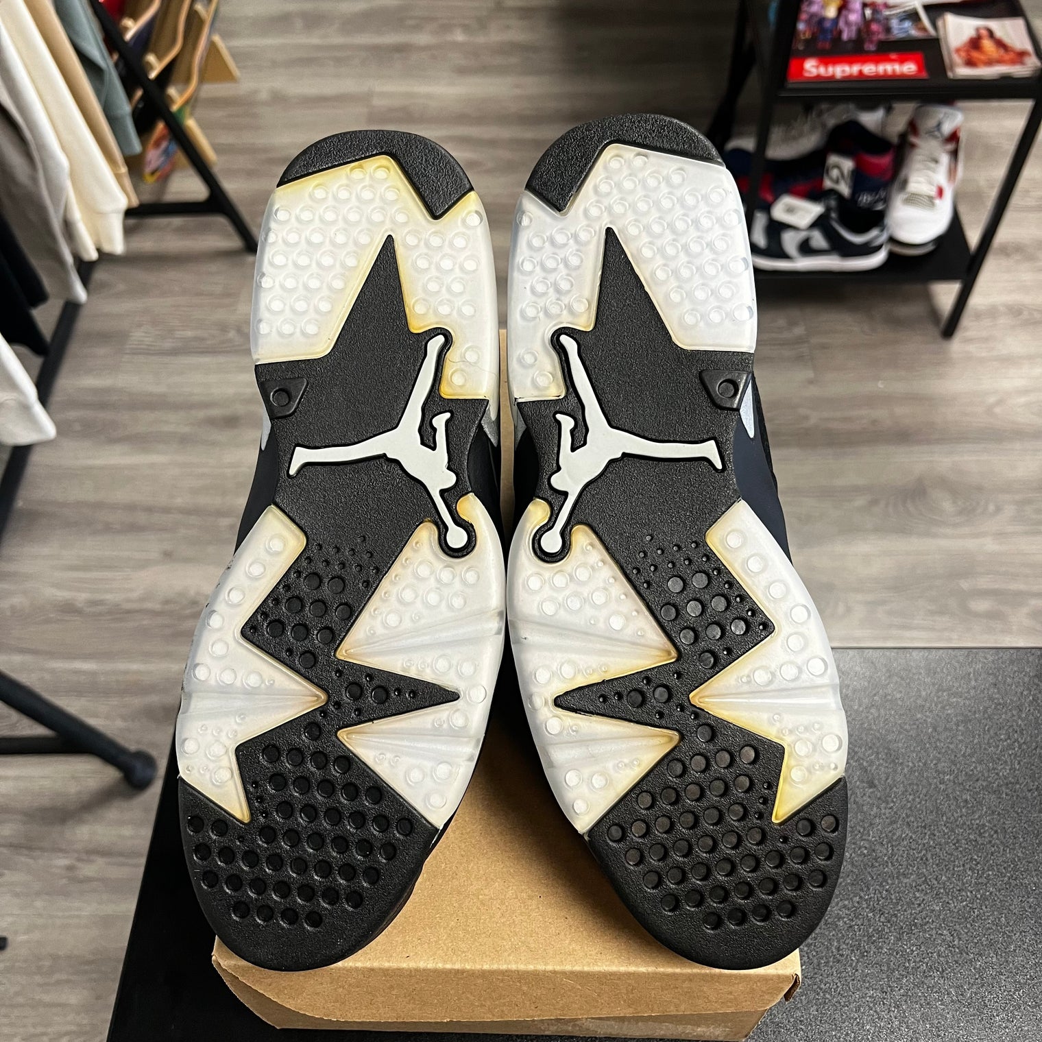 Chrome Jordan 6 Low (USED, no box)