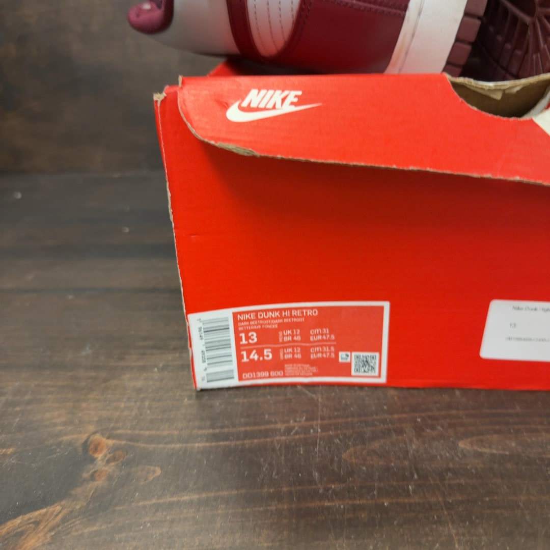 Nike Dunk High Retro Dark Beetroot - Image 7