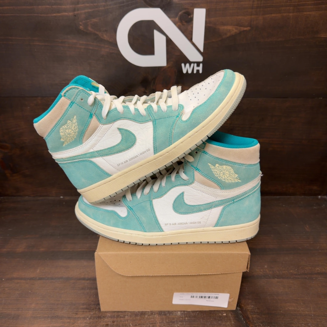 Jordan 1 Retro High Turbo Green Size 10.5 (Pre-Owned) - Image 1