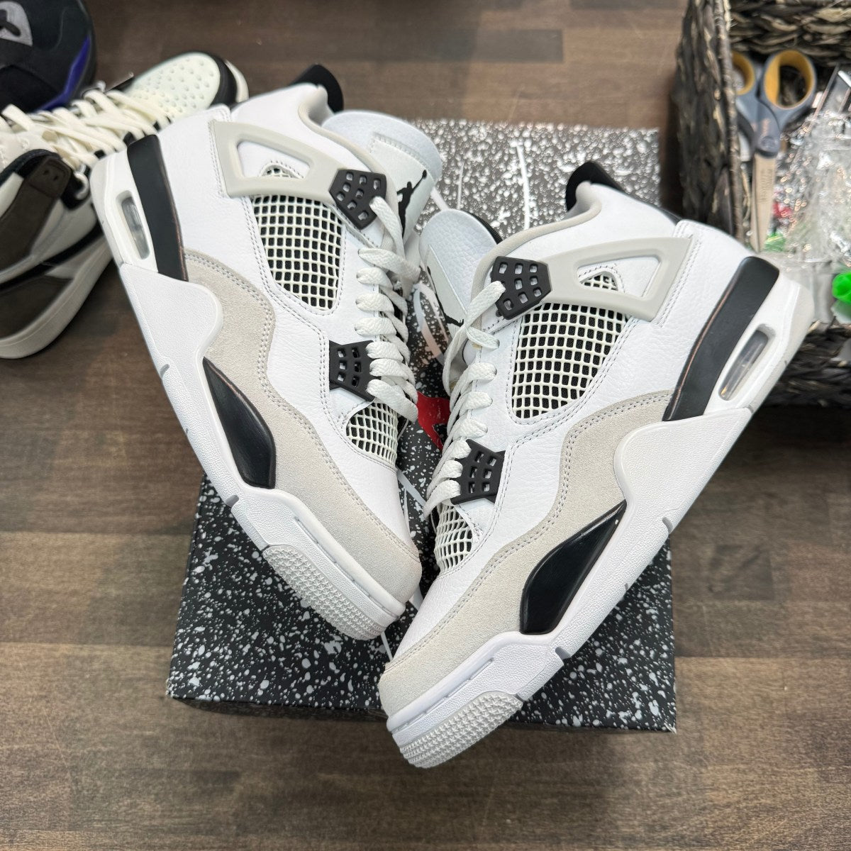 Jordan 4 Retro Military Black - Image 1