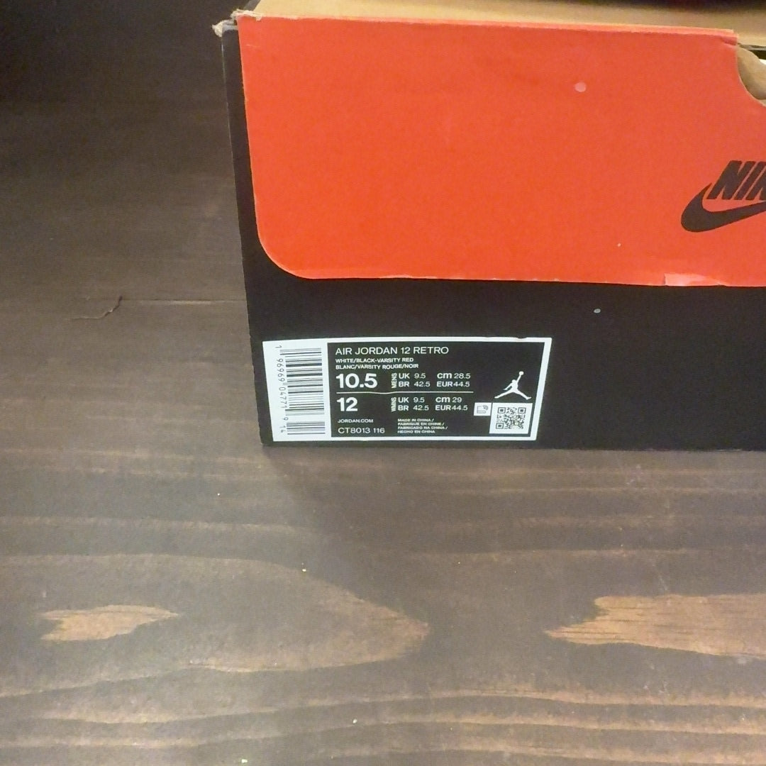 Jordan 12 Retro Cherry (2023) Size 10.5 (Pre-Owned)