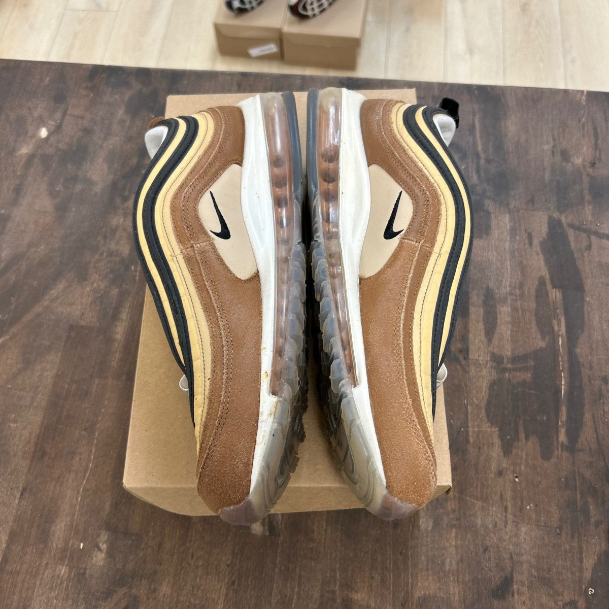 Nike Air Max 97 Shipping Box Ale Brown Size 13 (Pre-Owned) - Image 3