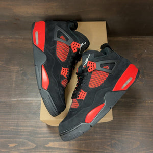 Jordan 4 Retro Red Thunder Size 12 (Pre-Owned) - back