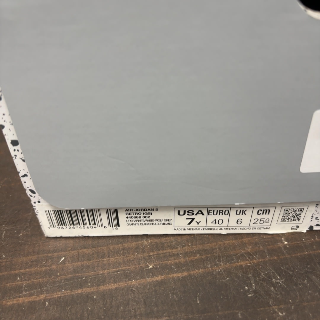 Jordan 5 Retro Wolf Grey (2026) (GS) - Image 7
