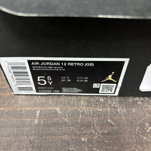 Jordan 12 Retro Taxi Flip (GS) Size 5.5Y (Pre-Owned) - aux