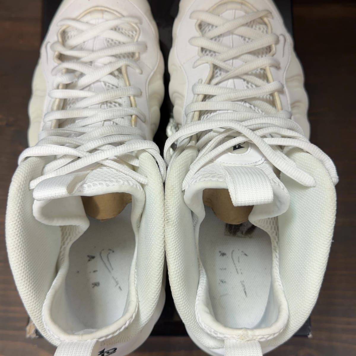 Nike Air Foamposite One Triple White Size 13 (Pre-Owned) - aux