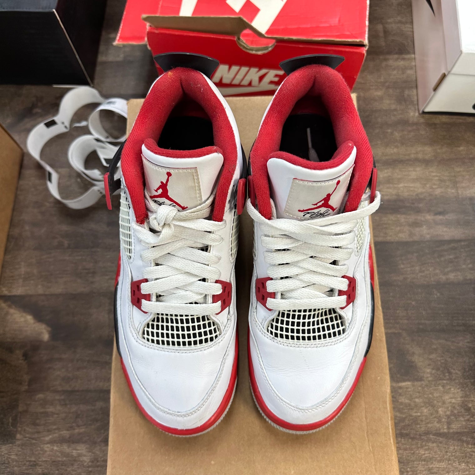 Fire Red Jordan 4 Retro (2020) (GS) (USED, No Box)