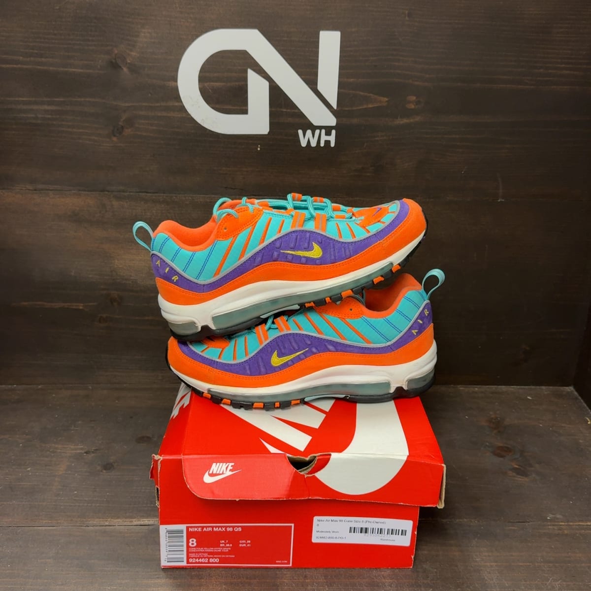 Nike Air Max 98 Cone Size 8 (Pre-Owned) - front