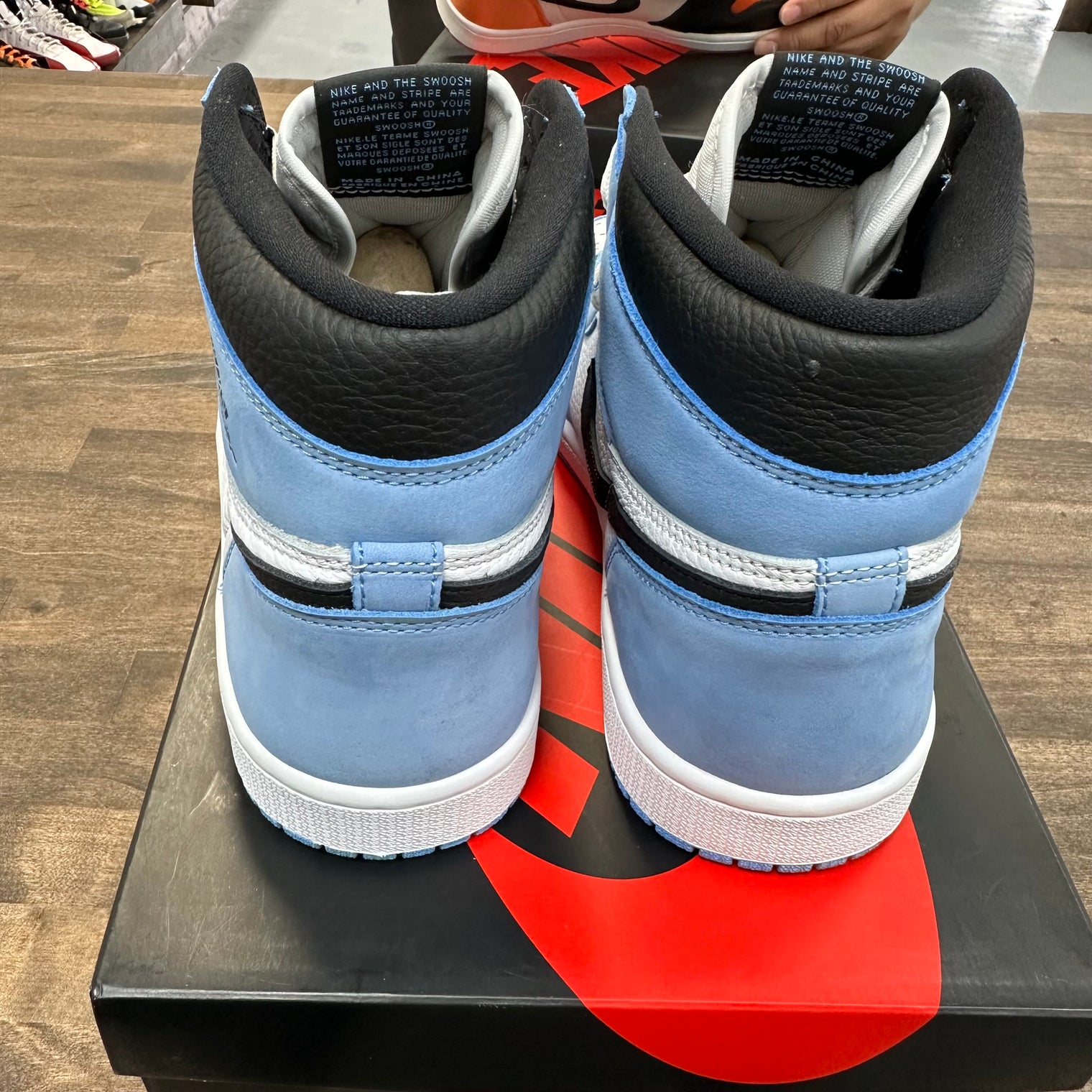 University Blue White Jordan 1 High (USED)