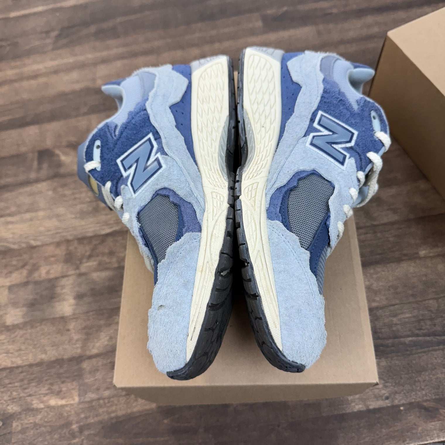 New Balance 2002R Protection Pack Light Arctic Grey Purple (USED, No Box)