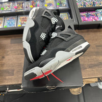 Black Canvas Jordan 4 (USED)