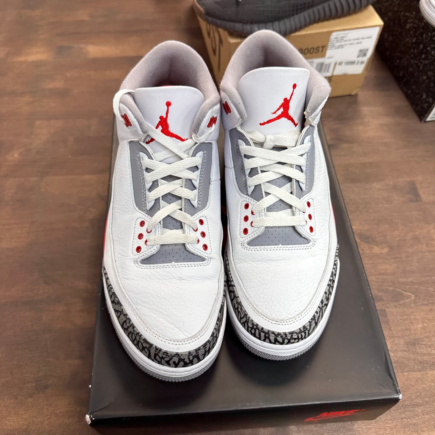 Fire Red Jordan 3 (USED)