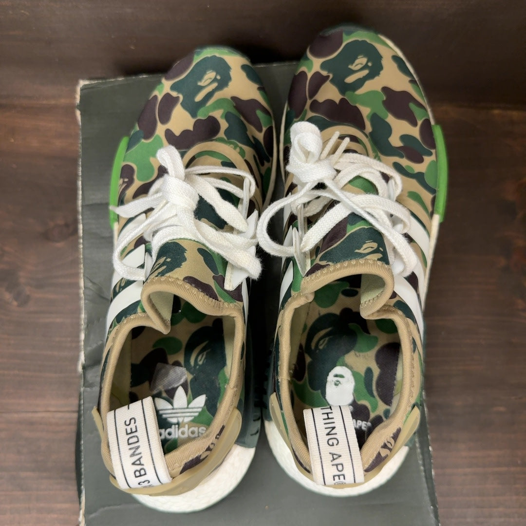 adidas NMD R1 Bape Olive Camo Size 9.5 (Pre-Owned)