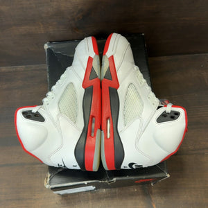 Jordan 5 Retro Fire Red Black Tongue (2025) - Image 5