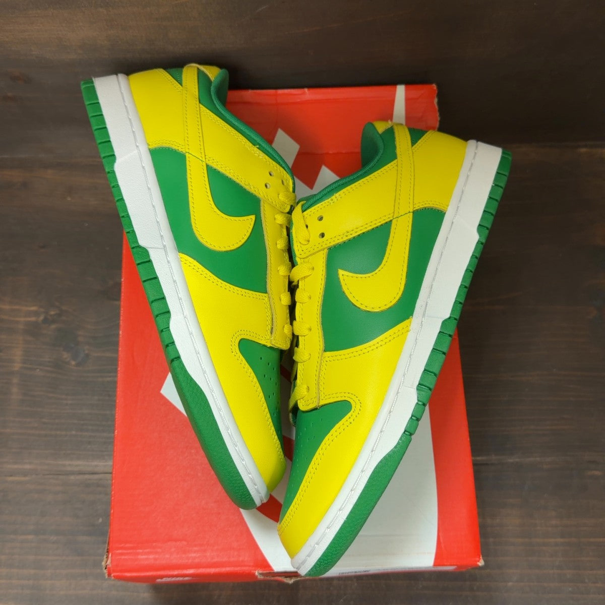 Nike Dunk Low Retro Reverse Brazil Size 10 - Image 2