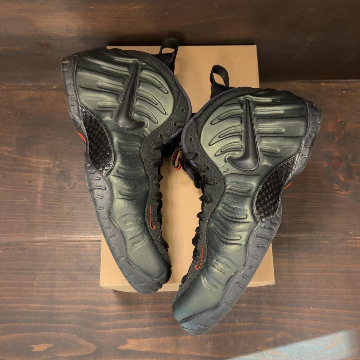 Nike Air Foamposite Pro Sequoia Size 13 (Pre-Owned) - back