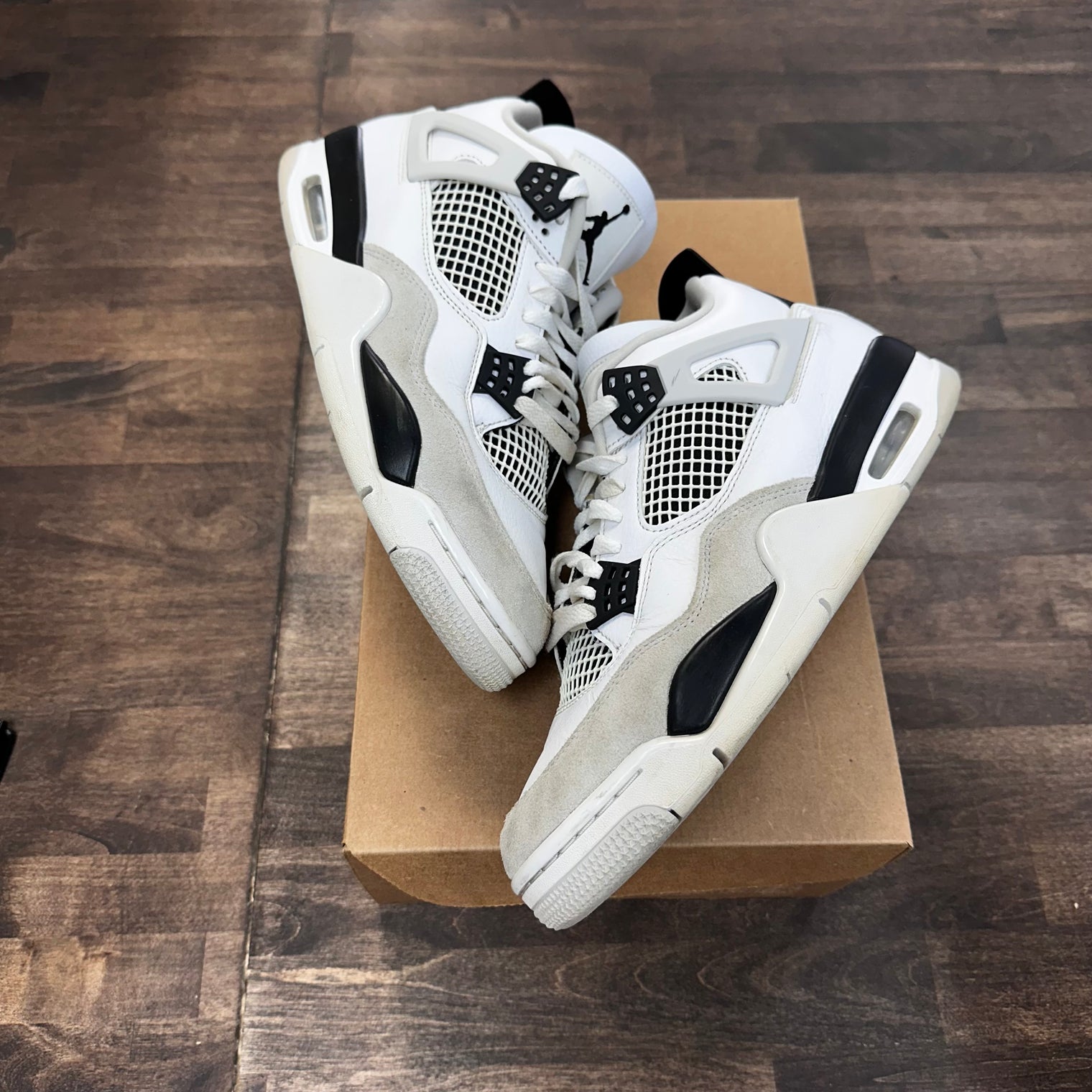 Military Black Jordan 4 (USED, No Box)