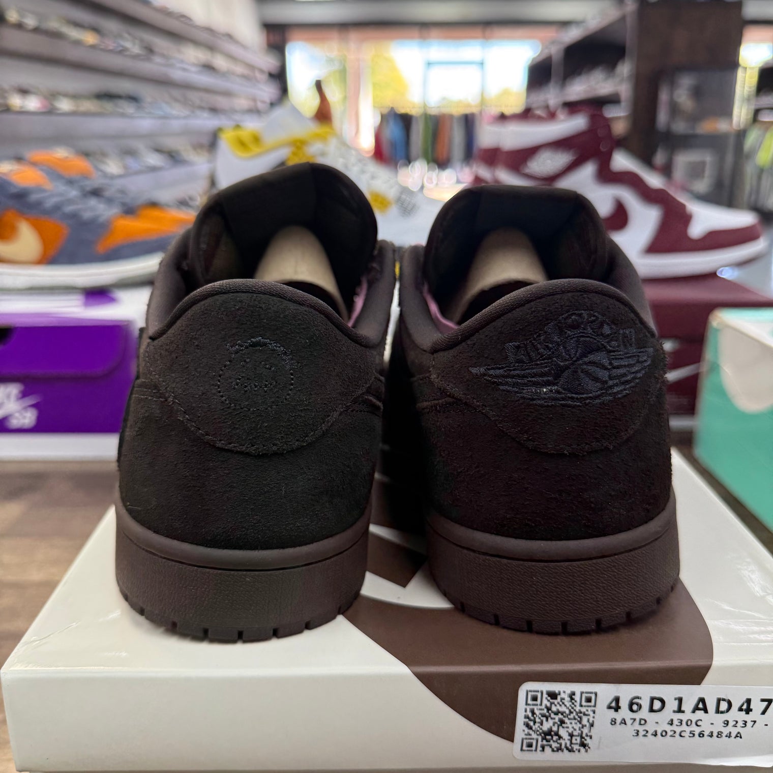 Travis Scott Velvet Brown Jordan 1 Low OG SP (USED)