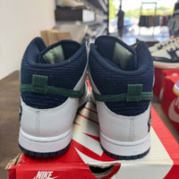 Sports Specialties White Navy Dunk High (USED)