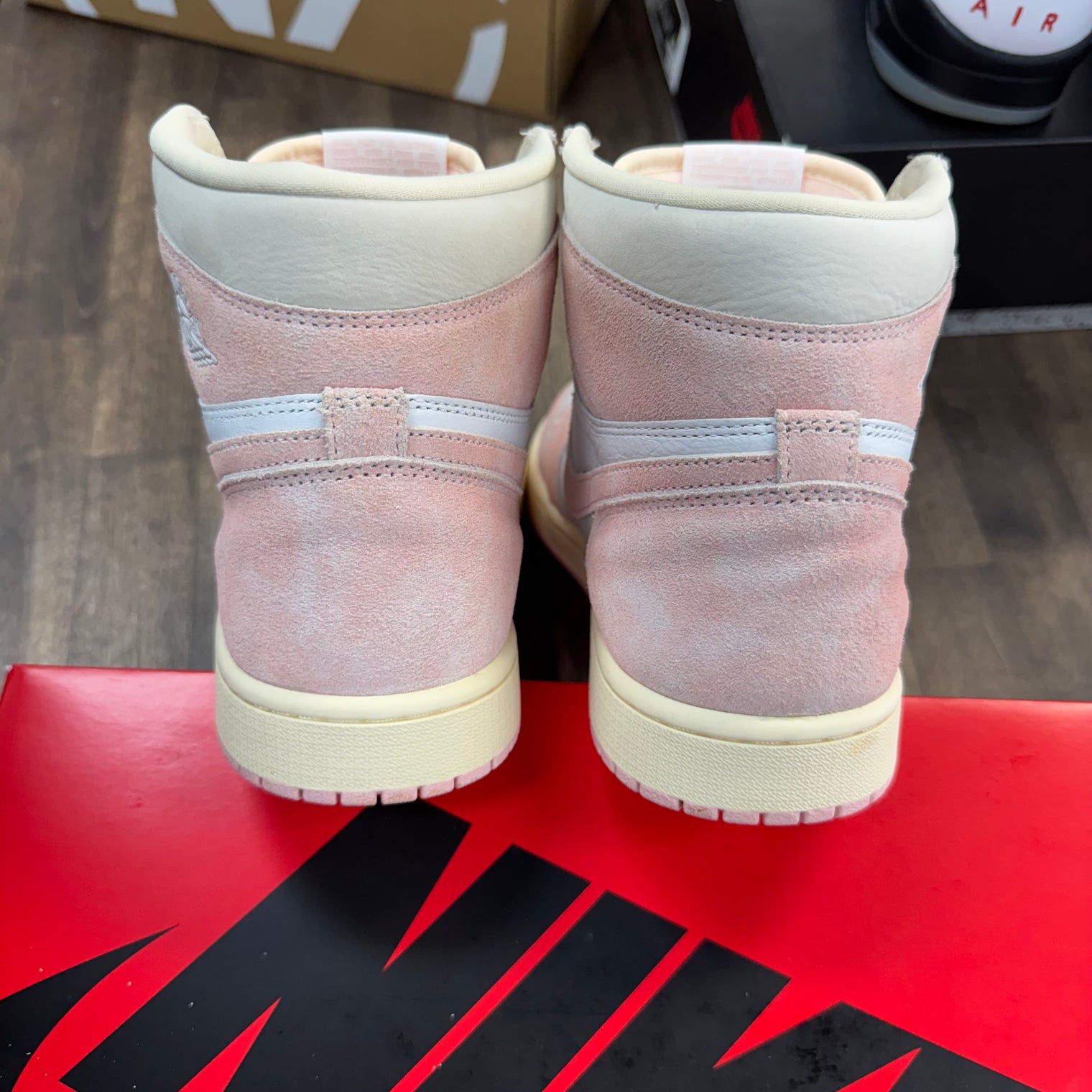 Washed Pink Jordan 1 High (W) (USED)