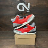 Jordan 3 Retro SE Fire Red (GS) Size 5.5Y (Pre-Owned) - Image 1