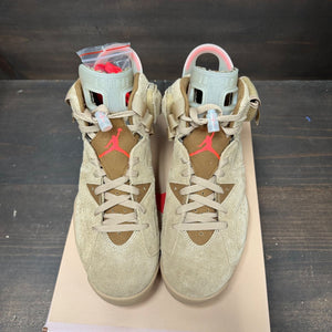 Jordan 6 Retro Travis Scott British Khaki Size 9 (Pre-Owned) - side