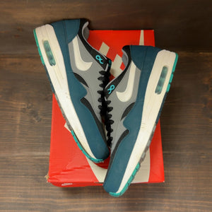 Nike Air Max 1 Black Mid Turquoise Size 12 (Pre-Owned) - Image 2