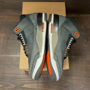 Jordan 3 Retro Fear Pack (2023) Size 10 (Pre-Owned) - aux