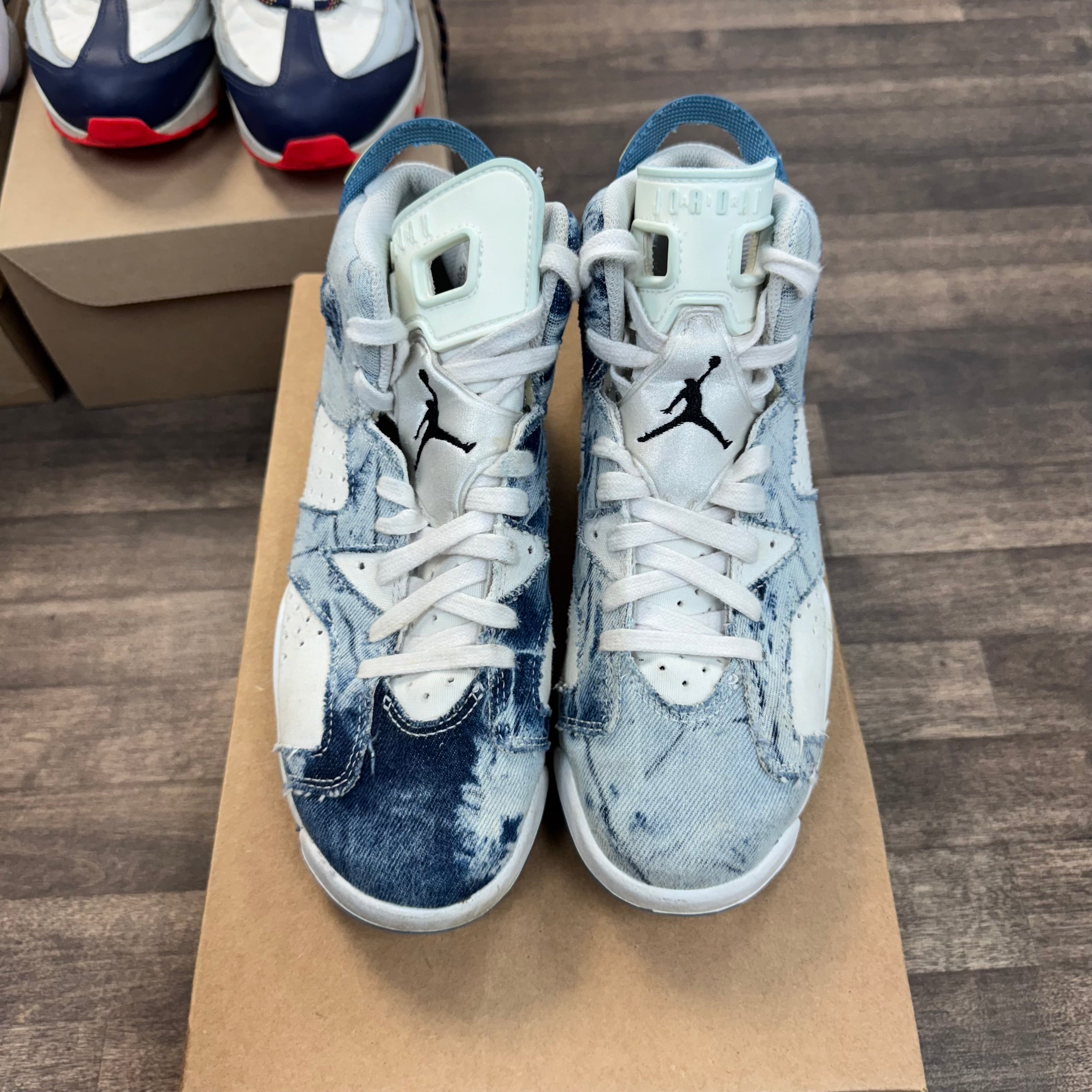 Air Jordan 6 Retro Washed Denim GS Size 6.5Y Used - Jordan Brand