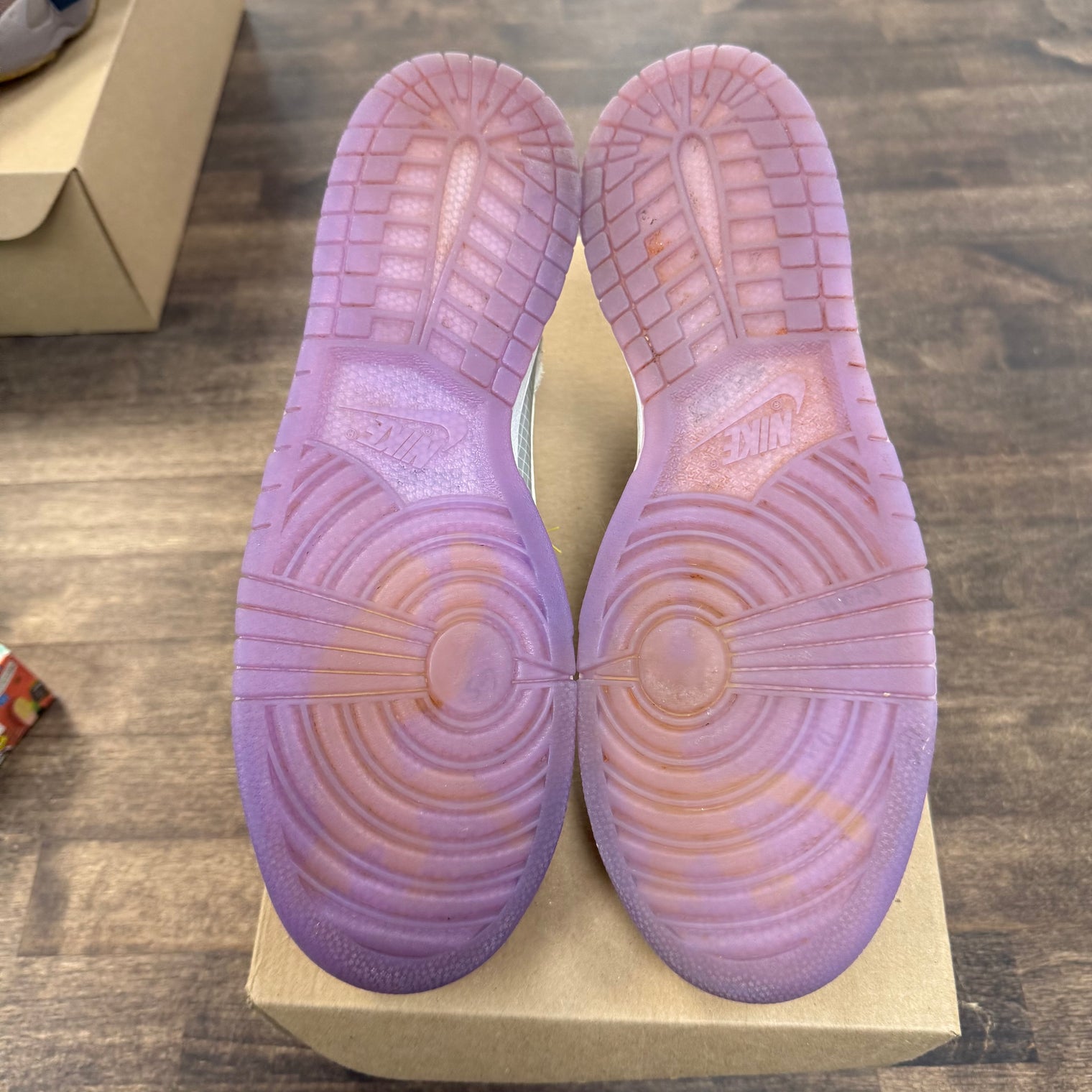 Court Purple Union Dunk Low (USED, No Box)