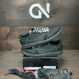 Jordan 1 Retro Low OG SP Travis Scott Black Phantom Size 11.5 (Pre-Owned) - Image 1