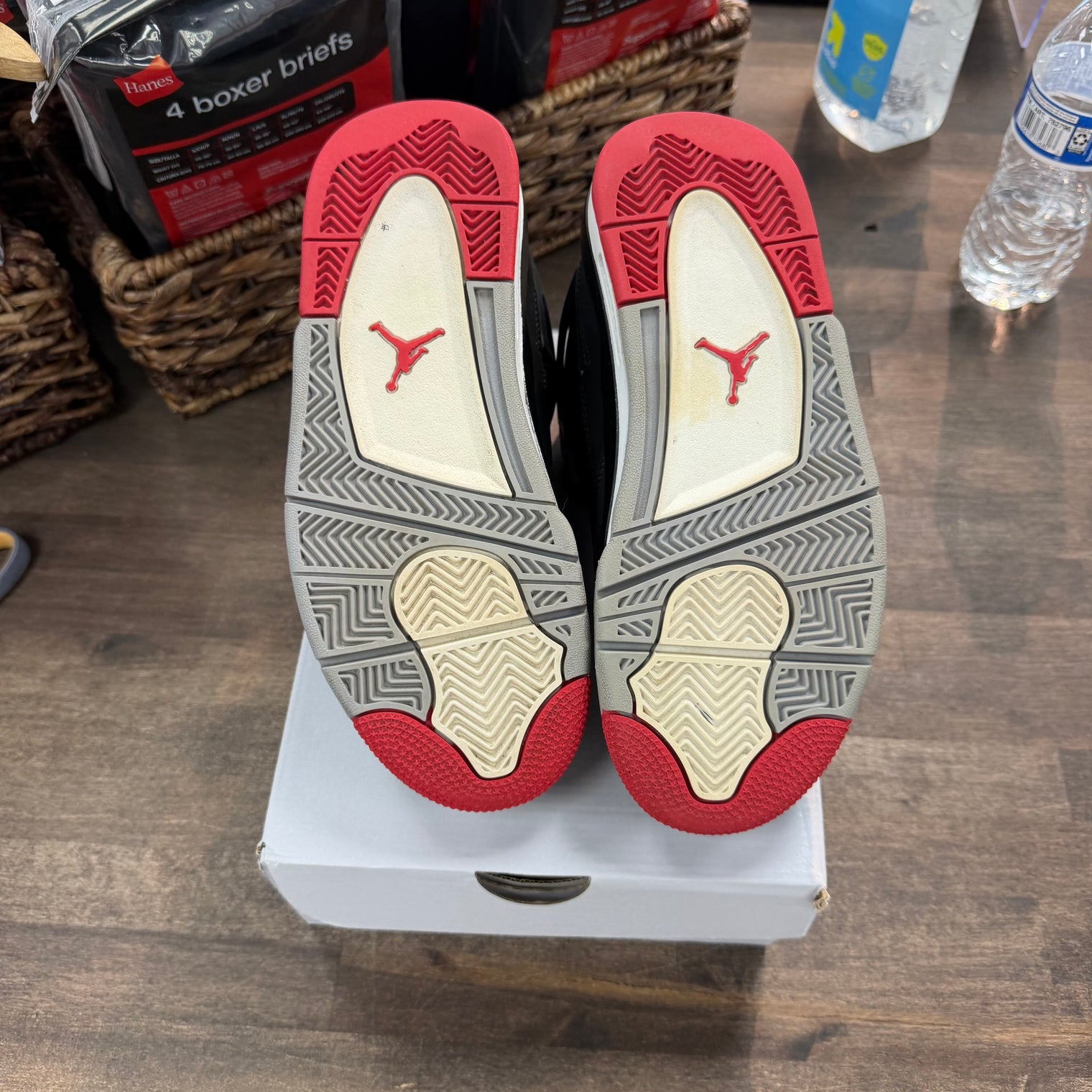 Bred Jordan 4 (2019) (GS) (USED, No Box)