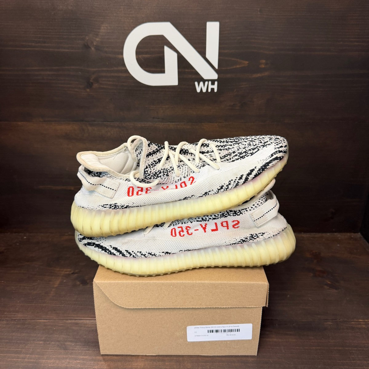 adidas Yeezy Boost 350 V2 Zebra Size 11 (Pre-Owned) - Image 1