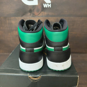 Jordan 1 Mid Green Toe Size 13 (Pre-Owned) - Image 4