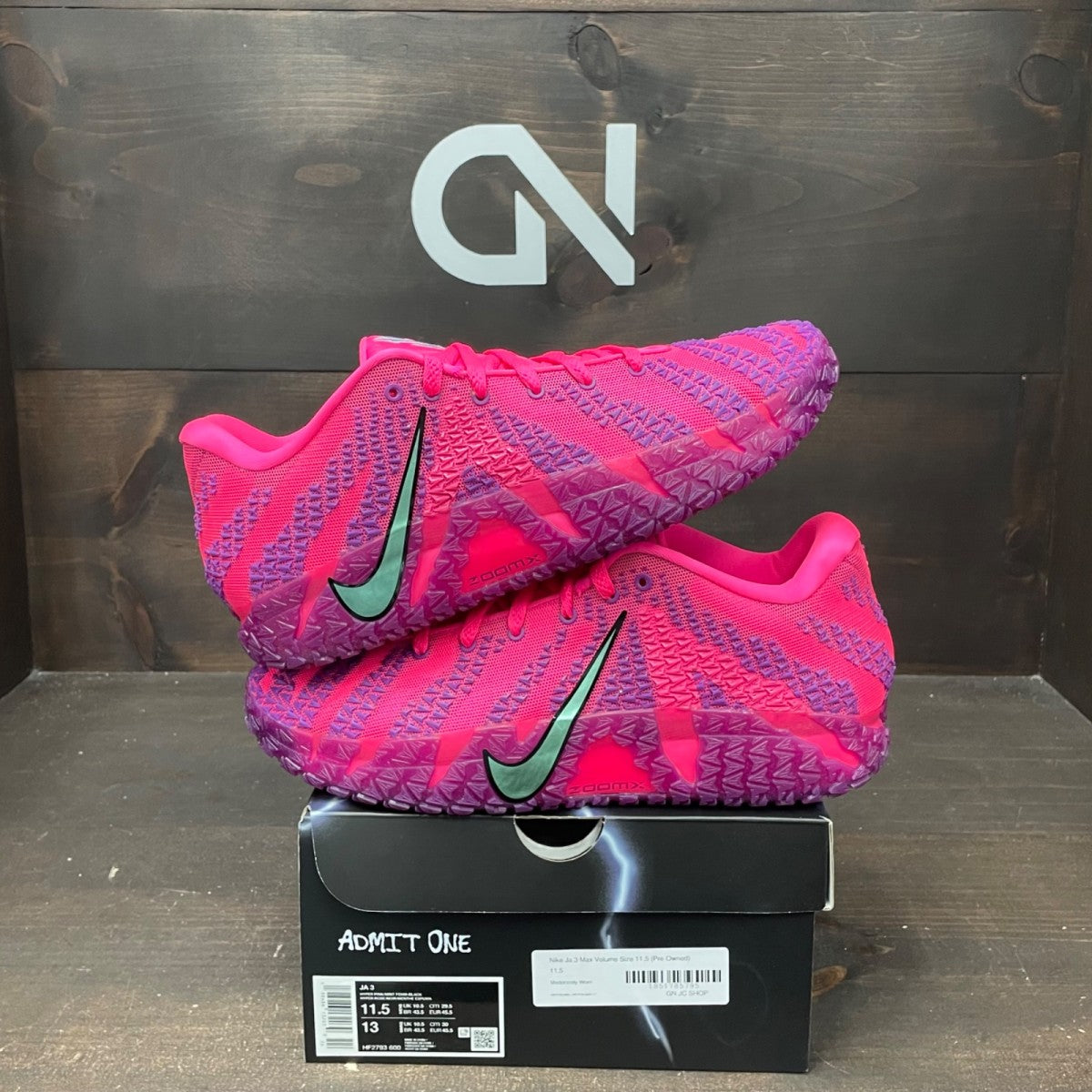 Nike Ja 3 Max Volume Size 11.5 (Pre-Owned) - front