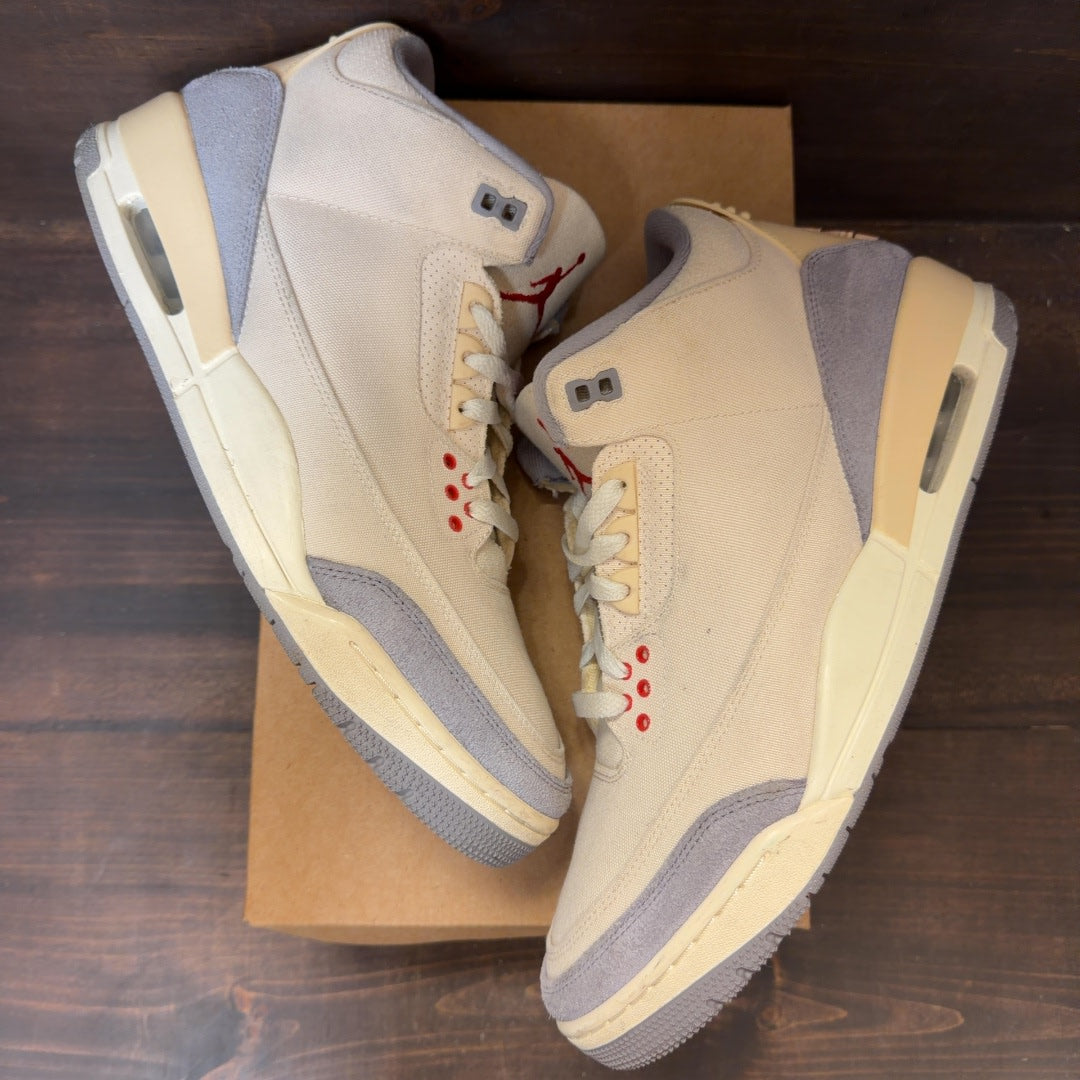 Jordan 3 Retro Muslin Size 12 (Pre-Owned) - Image 2