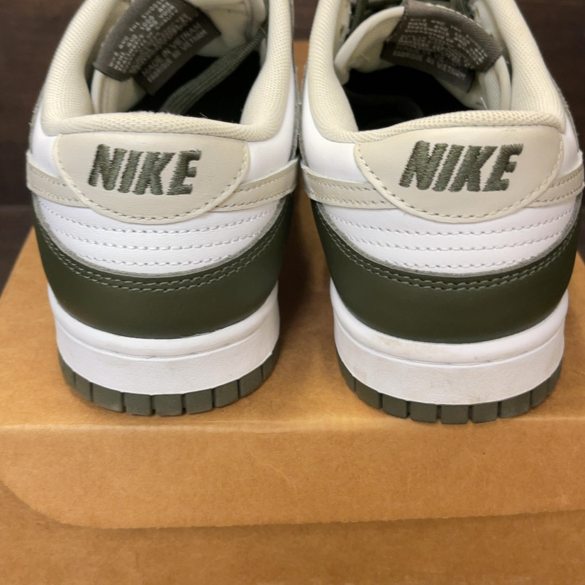 Nike Dunk Low Oil Green Cargo Khaki Size 8 (Pre-Owned) - Image 5
