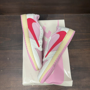 Jordan 1 Retro Low OG SP Travis Scott Sail Tropical Pink - Image 2