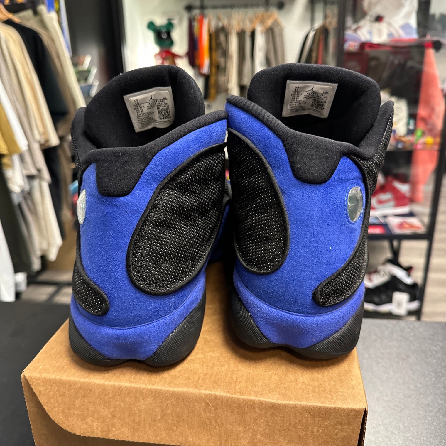 Black Hyper Royal Jordan 13 (USED, No Box)