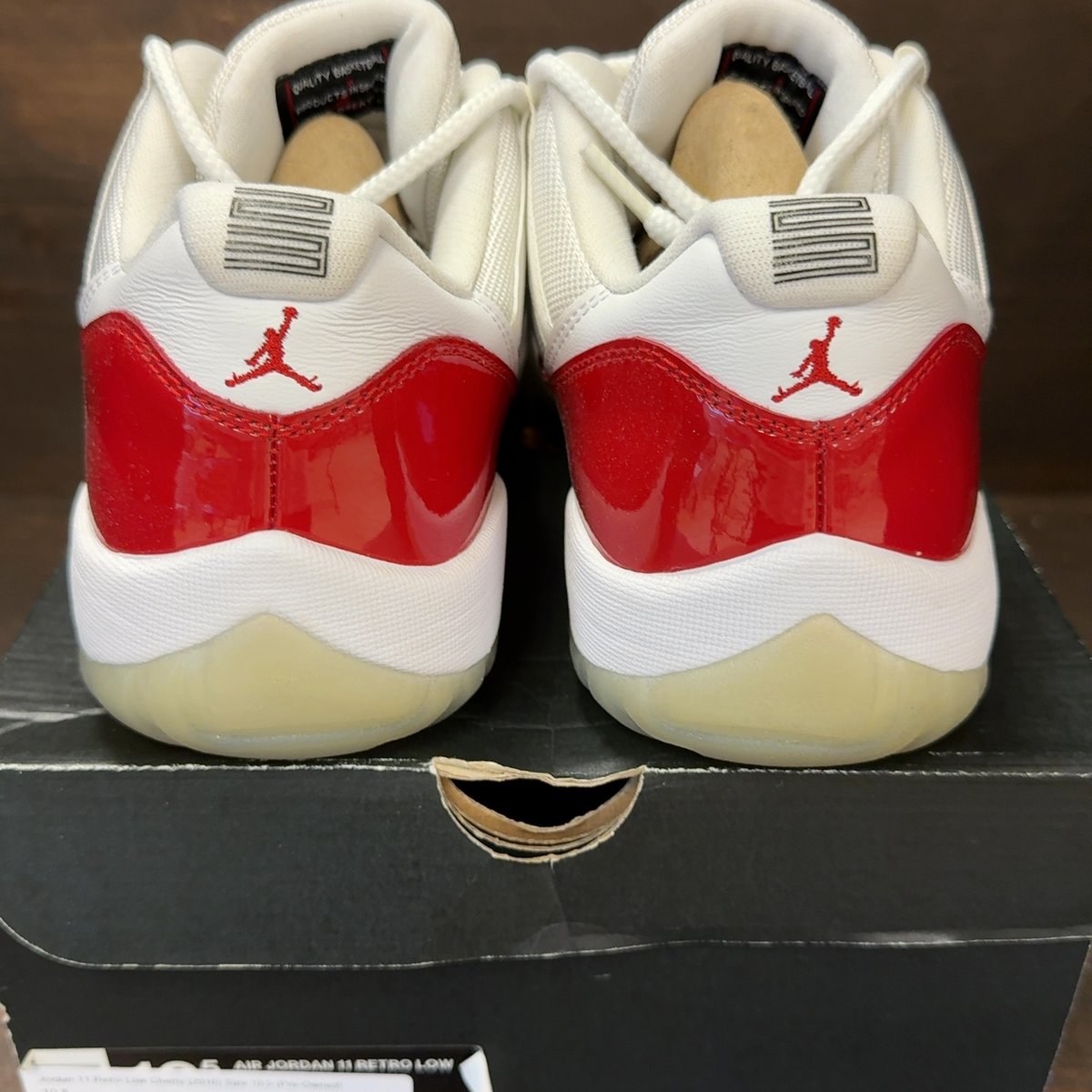 Jordan 11 Retro Low Cherry (2016) Size 10.5 (Pre-Owned) - aux