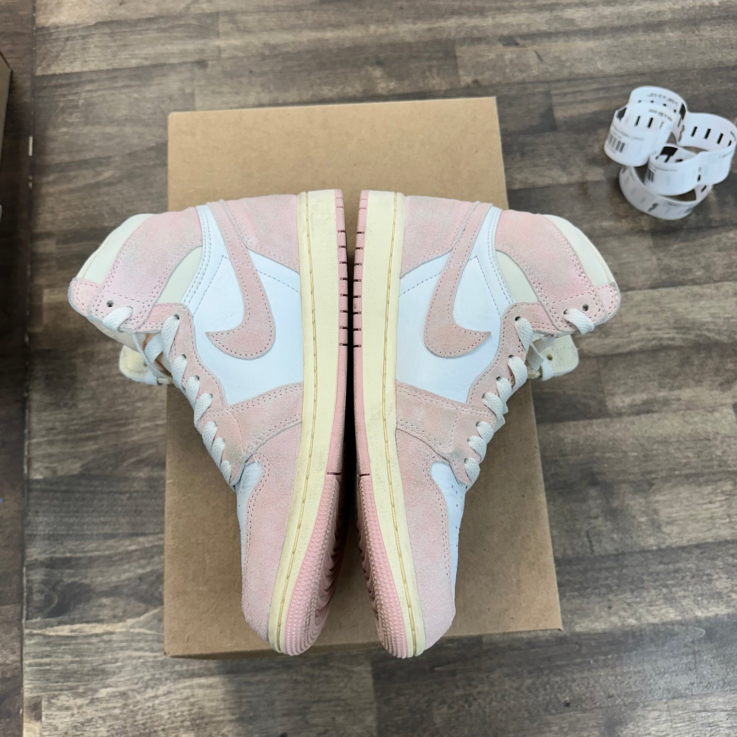 Washed Pink Jordan 1 Retro High OG (USED, No Box)